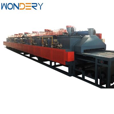 شراء واندري دعم مستمر رولر صلبة الشبكة حزمة فرن مع 200kg / ساعة الإنتاجية وتنظيم درجة حرارة PID التصنيع عبر الإنترنت