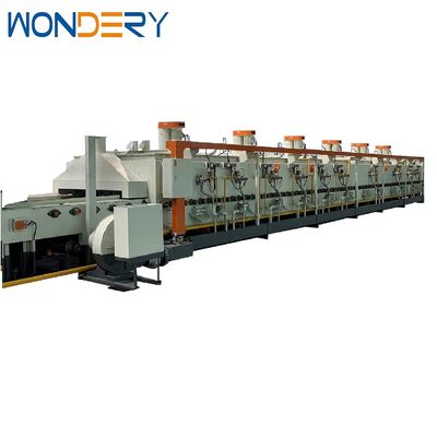 شراء فرن حزام شبكي مستمر للكربنة بالغاز الطبيعي WONDERY 350 كجم/ساعة مع تحكم PLC من Siemens للمعالجة الحرارية الصناعية التصنيع عبر الإنترنت