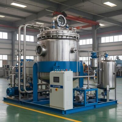 شراء نظام VPI شبه أوتوماتيكي Φ1500 × 2000 مم +0.6Mpa معدات غسيل الضغط الفراغية للمحركات عالية الجهد والمحولات التصنيع عبر الإنترنت