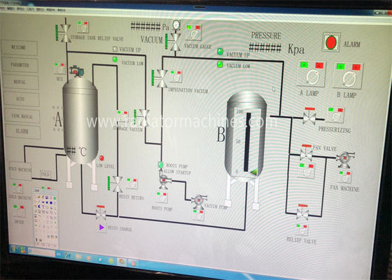 VPI2800 معدات العزل التلقائية الكاملة لضغط الفراغ العزل للمحركات والمحولات D2800 * H3400mm