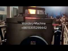 فرن صهر بوتقة سبائك النحاس الخردة المعدنية التي تعمل بالغاز