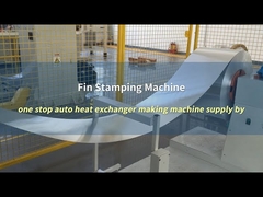 كيف يتم إنتاج زعنفة الألومنيوم الممتلئة على آلة ختم الزعانف الترددية؟