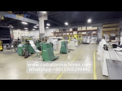 محرك توليد الطاقة آلومنيوم زعانف طابع آلة للزعانف الموجية، والزعانف المتأرجحة والزعانف العادي