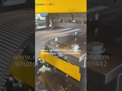 آلة تصنيع زعانف المشعّل ذات الشاشة من الألومنيوم، مطبعة طابع الزعانف